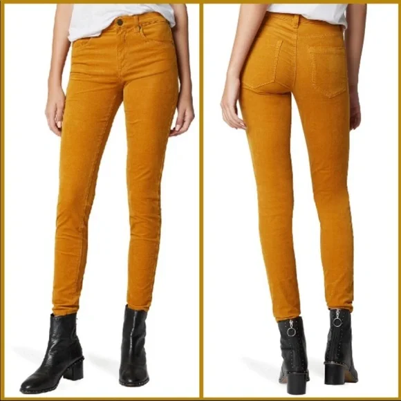 NWT BLANK NYC Bond Corduroy Jeans Marigold 26 - Picture 7 of 7